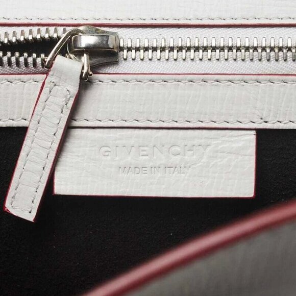 Givenchy White Grained Leather Pandora Box Medium Shoulder Bag - Picture 8 of 9